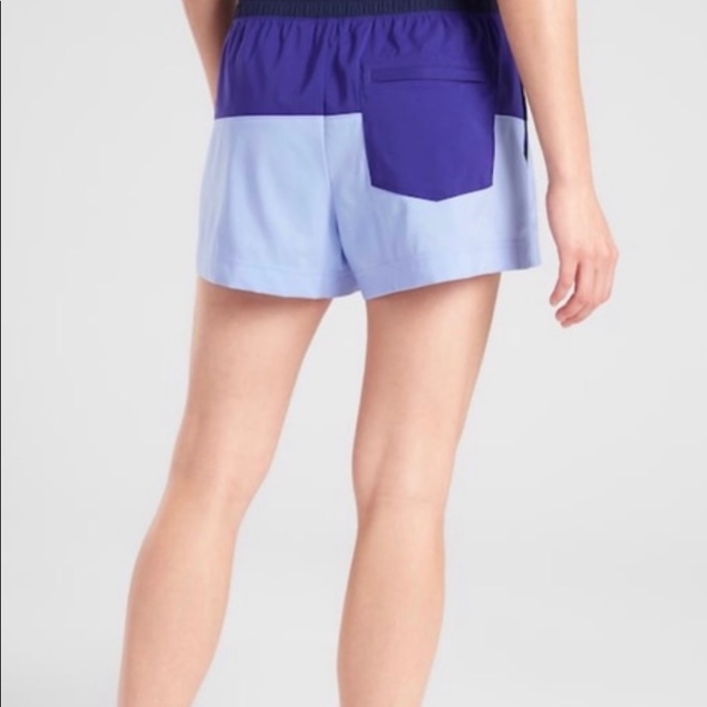 Athleta Oahu Color Block Shorts Ladies Size 8 - Picture 5 of 6